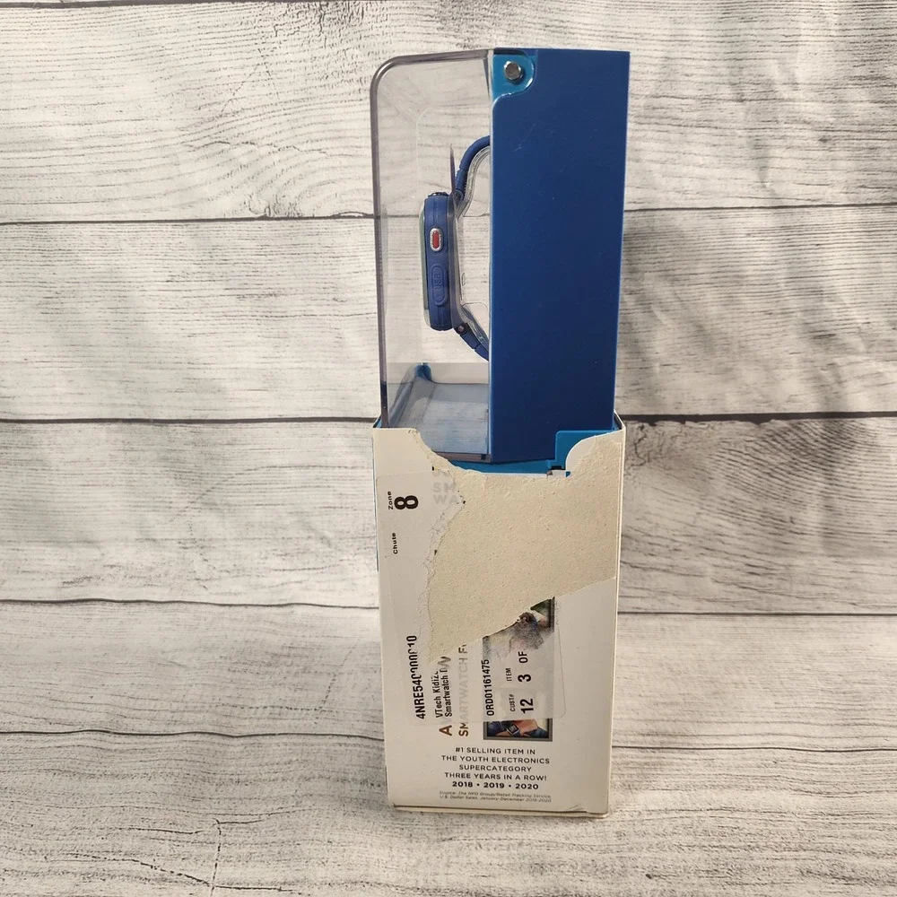 VTech KidiZoom Smartwatch DX3 Blue Kids Digital Camera Watch 5490 New Box Wear